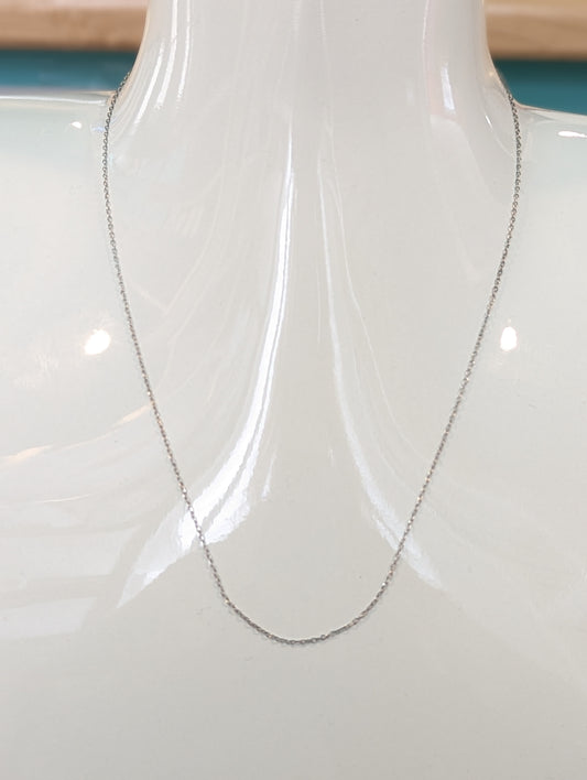 Silver Chain - 16" Necklace The Painted Cottage JEWELRY PXL_20250327_201127218.PORTRAIT