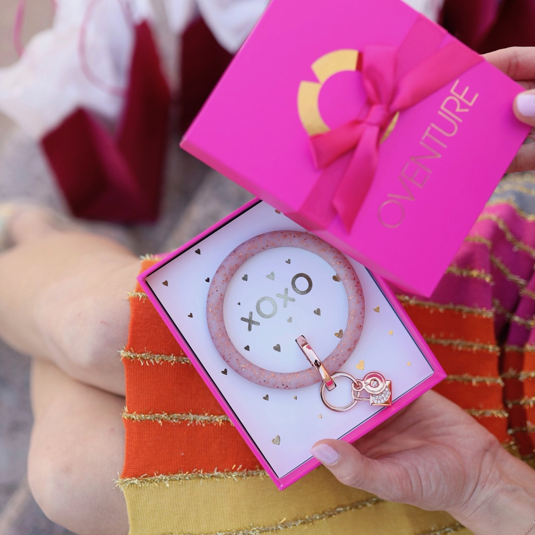 BIG O ROSE GOLD CONFETTI GIFT SET